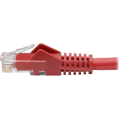 Tripp Lite N201-06N-Rd Cat6 Gigabit Snagless Molded (Utp) Ethernet Cable (Rj45 M/M), Red, 6-In. (15.24 Cm)