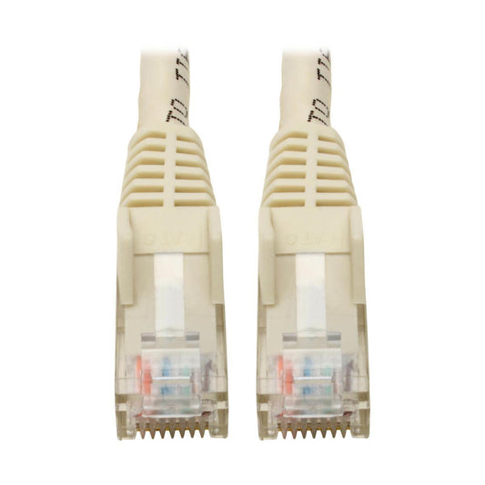 Tripp Lite N201-06N-Wh Cat6 Gigabit Snagless Molded (Utp) Ethernet Cable (Rj45 M/M), White, 6-In. (15.24 Cm)