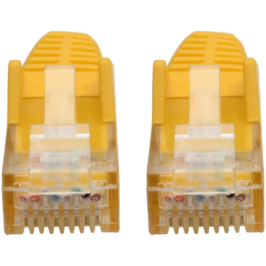 Tripp Lite N201-06N-Yw Cat6 Gigabit Snagless Molded (Utp) Ethernet Cable (Rj45 M/M), Yellow, 6-In. (15.24 Cm)