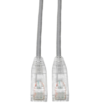 Tripp Lite N201-S01-Gy Cat6 Gigabit Snagless Slim Utp Ethernet Cable (Rj45 M/M), Gray, 1 Ft. (0.31 M)
