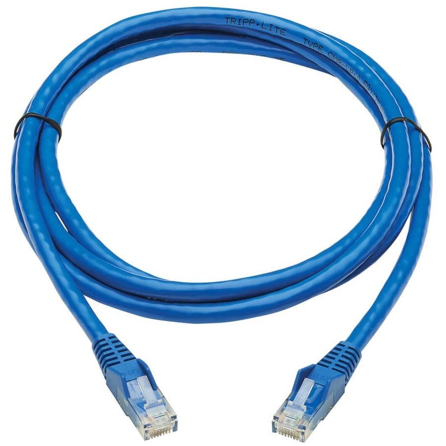 Tripp Lite N201P-006-Bl Cat6 Gigabit Snagless Molded Utp Ethernet Cable (Rj45 M/M), Poe, Cmr-Lp, Blue, 6 Ft. (1.83 M)