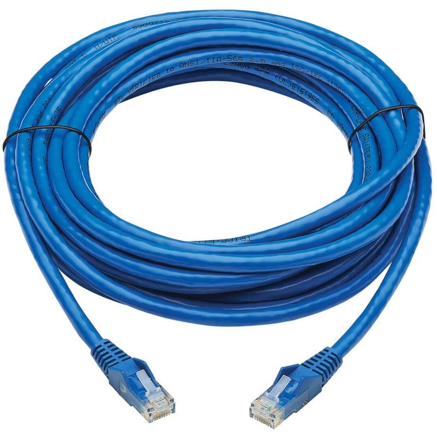 Tripp Lite N201P-020-Bl Cat6 Gigabit Snagless Molded Utp Ethernet Cable (Rj45 M/M), Poe, Cmr-Lp, Blue, 20 Ft. (6.09 M)