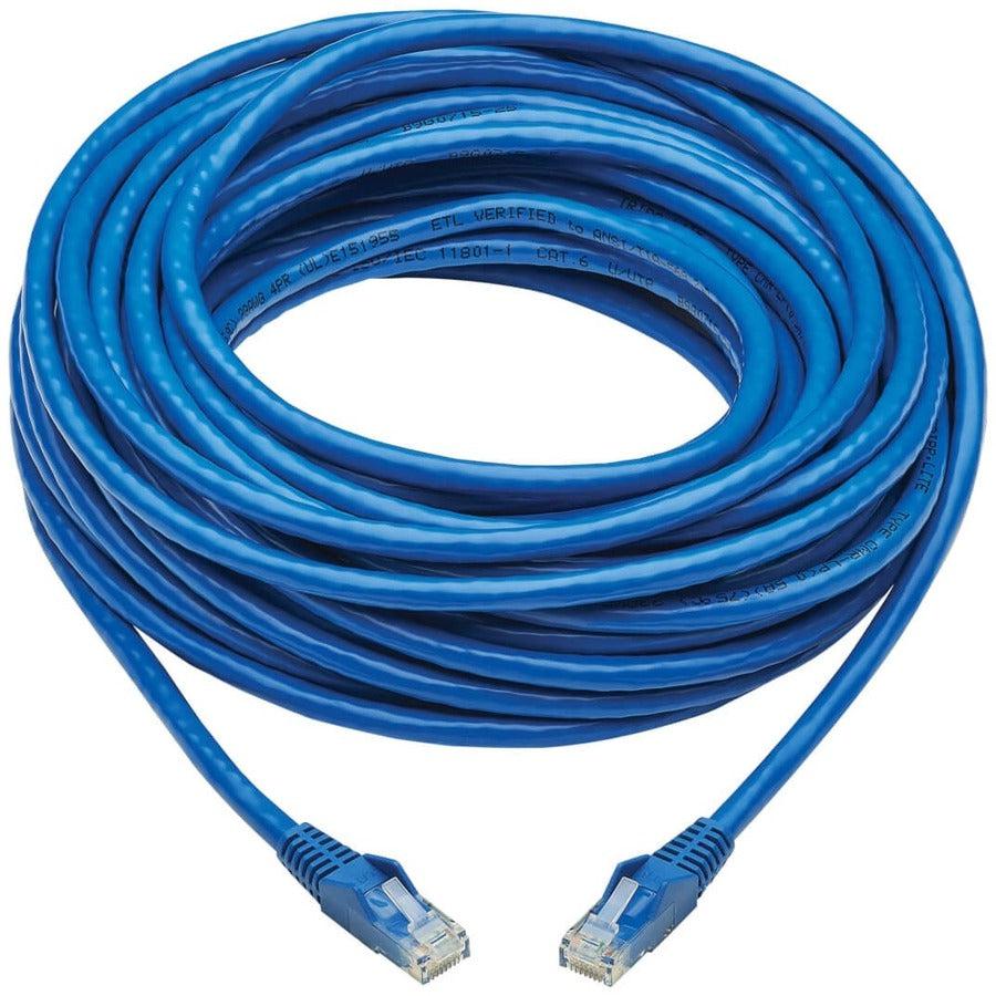 Tripp Lite N201P-050-Bl Cat6 Gigabit Snagless Molded Utp Ethernet Cable (Rj45 M/M), Poe, Cmr-Lp, Blue, 50 Ft. (15.24 M)