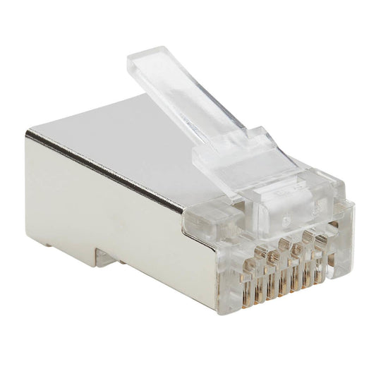 Tripp Lite N232-100-Ftp Cat6 Rj45 Pass-Through Ftp Modular Plug, 100 Pack