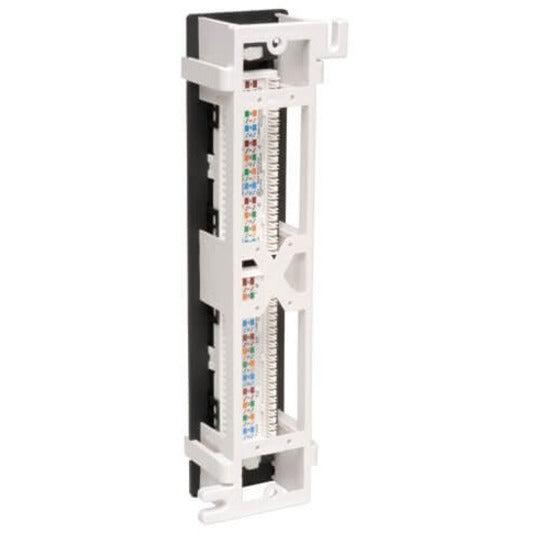 Tripp Lite N250-012 12-Port Cat6/Cat5 Wall-Mount Vertical 110 Patch Panel, Taa