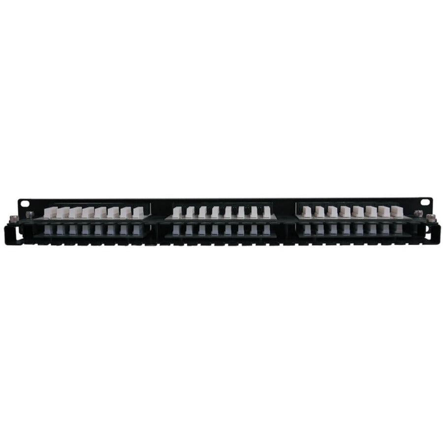 Tripp Lite N252-048-1U 48-Port 1U Rack-Mount Cat6/Cat5 High Density 110 Patch Panel, 568B, Rj45 Ethernet, Taa