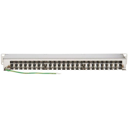 Tripp Lite N252-048-Sh-K Cat5E/Cat6 48-Port Patch Panel - Shielded, Krone Idc, 568A/B, Rj45 Ethernet, 1U Rack-Mount, Taa