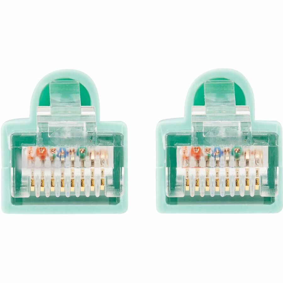 Tripp Lite N261-003-Aq Cat6A 10G Certified Snagless Utp Ethernet Cable (Rj45 M/M), Aqua, 3 Ft. (0.91 M)