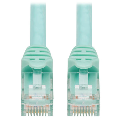 Tripp Lite N261-020-Aq Cat6A 10G Certified Snagless Utp Ethernet Cable (Rj45 M/M), Aqua, 20 Ft. (6.09 M)