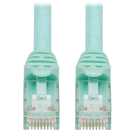 Tripp Lite N261-025-Aq Cat6A 10G Certified Snagless Utp Ethernet Cable (Rj45 M/M), Aqua, 25 Ft. (7.62 M)