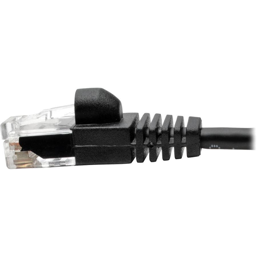 Tripp Lite N261-S01-Bk Cat6A 10G Snagless Molded Slim Utp Ethernet Cable (Rj45 M/M), Black, 1 Ft. (0.31 M)