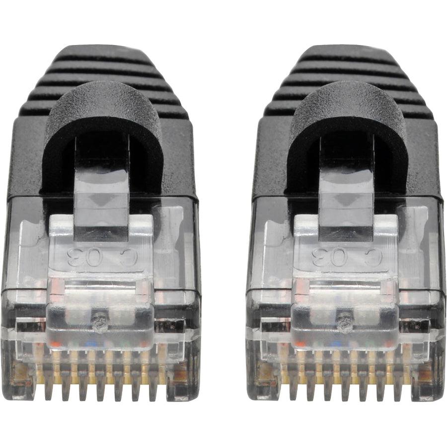Tripp Lite N261-S01-Bk Cat6A 10G Snagless Molded Slim Utp Ethernet Cable (Rj45 M/M), Black, 1 Ft. (0.31 M)
