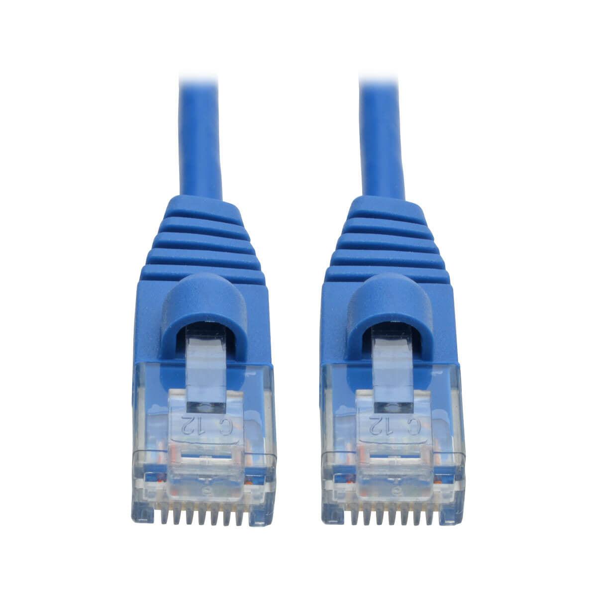 Tripp Lite N261-S04-Bl Cat6A 10G Snagless Molded Slim Utp Ethernet Cable (Rj45 M/M), Blue, 4 Ft. (1.22 M)