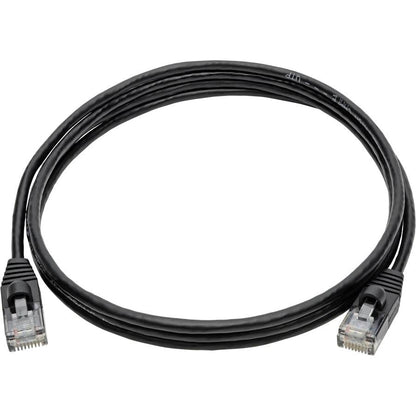 Tripp Lite N261-S05-Bk Cat6A 10G Snagless Molded Slim Utp Ethernet Cable (Rj45 M/M), Black, 5 Ft. (1.52 M)