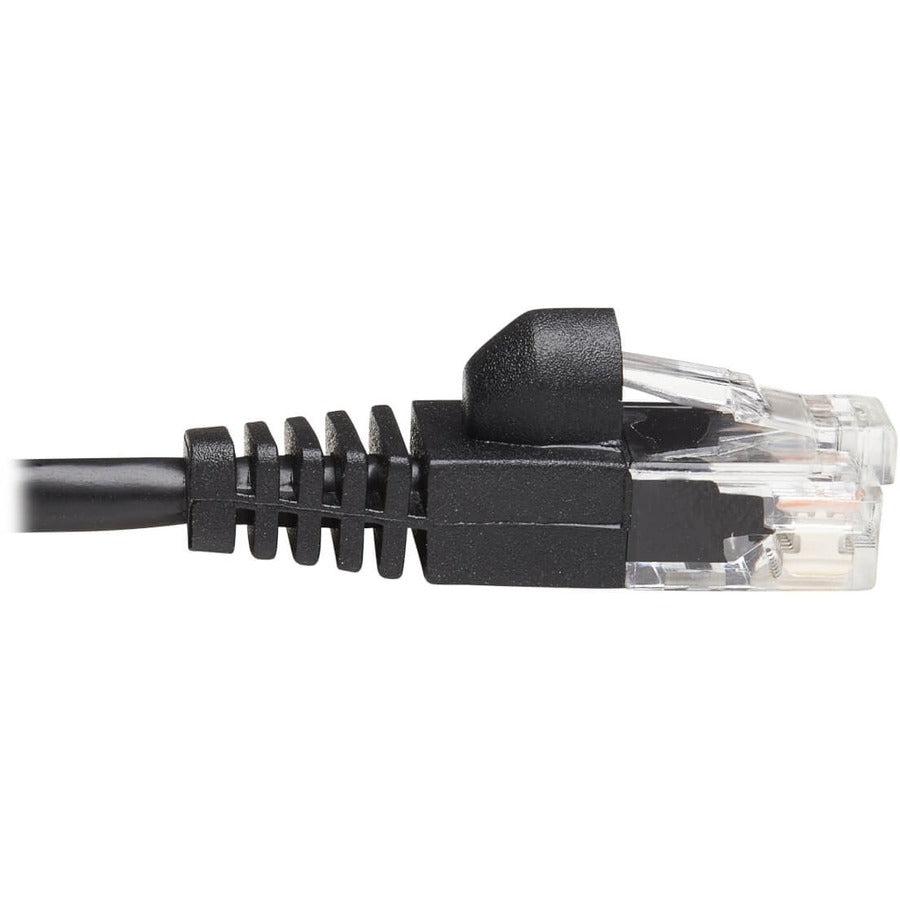 Tripp Lite N261-S25-Bk Cat6A 10G Snagless Molded Slim Utp Ethernet Cable (Rj45 M/M), Black, 25 Ft. (7.62 M)