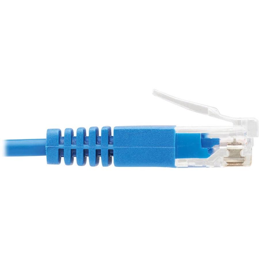 Tripp Lite N261-Ur01-Bl Cat6A 10G Certified Molded Ultra-Slim Utp Ethernet Cable (Rj45 M/M), Blue, 1 Ft. (0.31 M)