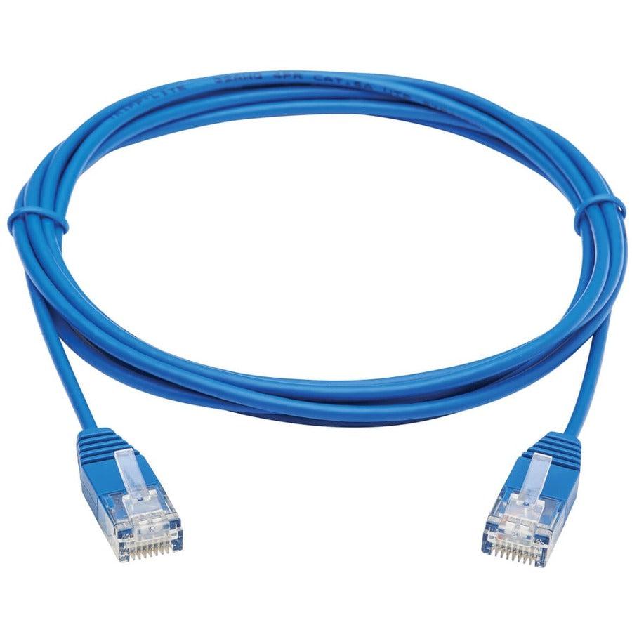 Tripp Lite N261-Ur07-Bl Cat6A 10G Certified Molded Ultra-Slim Utp Ethernet Cable (Rj45 M/M), Blue, 7 Ft. (2.13 M)