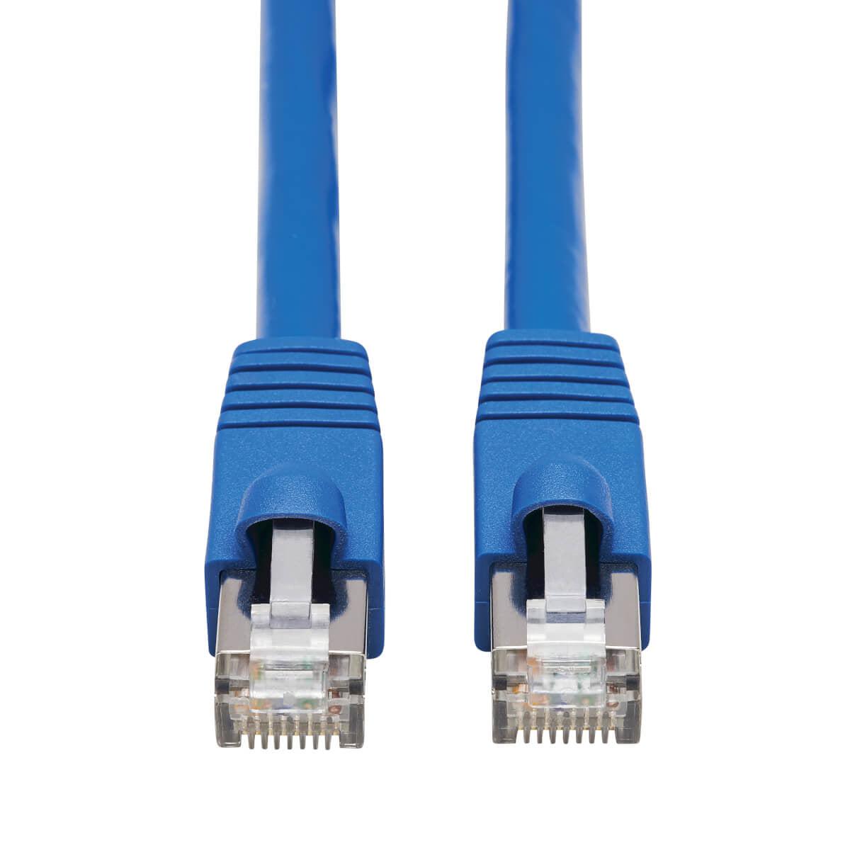 Tripp Lite N261P-050-Bl Cat6A 10G-Certified Snagless F/Utp Ethernet Cable (Rj45 M/M), Poe, Cmr-Lp, Blue, 50 Ft. (15.24 M)