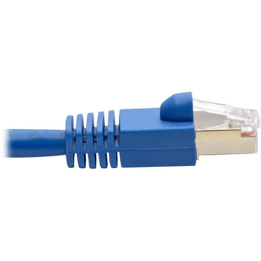 Tripp Lite N262-001-Bl Cat6A 10G Certified Snagless Shielded Stp Ethernet Cable (Rj45 M/M), Poe, Blue, 1 Ft. (0.31 M)