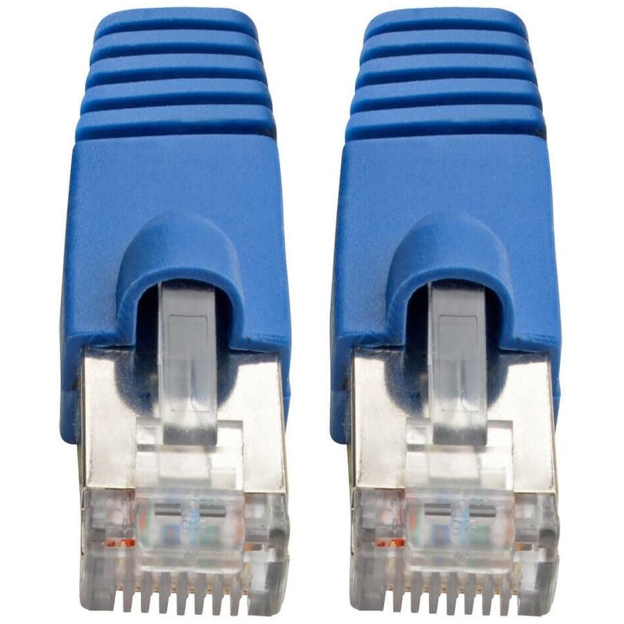 Tripp Lite N262-001-Bl Cat6A 10G Certified Snagless Shielded Stp Ethernet Cable (Rj45 M/M), Poe, Blue, 1 Ft. (0.31 M)