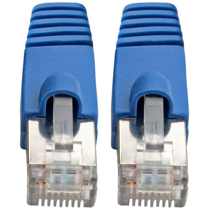 Tripp Lite N262-001-Bl Cat6A 10G Certified Snagless Shielded Stp Ethernet Cable (Rj45 M/M), Poe, Blue, 1 Ft. (0.31 M)