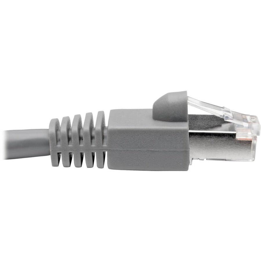 Tripp Lite N262-002-Gy Cat6A 10G-Certified Snagless Shielded Stp Ethernet Cable (Rj45 M/M), Poe, Gray, 2 Ft. (0.61 M)