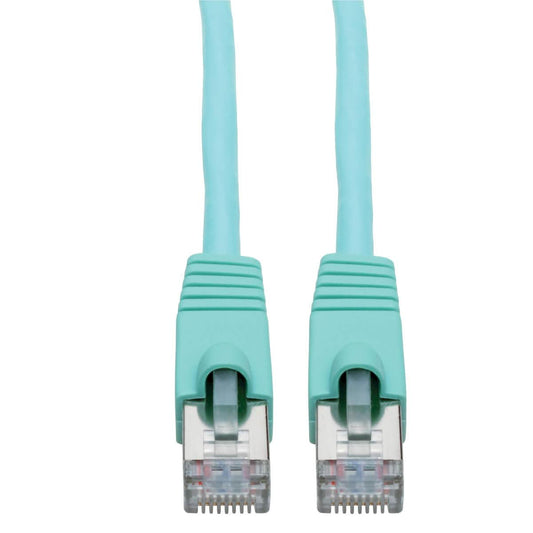 Tripp Lite N262-005-Aq Cat6A 10G-Certified Snagless Shielded Stp Ethernet Cable (Rj45 M/M), Poe, Aqua, 5 Ft. (1.52 M)