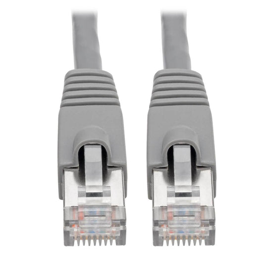 Tripp Lite N262-005-Gy Cat6A 10G-Certified Snagless Shielded Stp Ethernet Cable (Rj45 M/M), Poe, Gray, 5 Ft. (1.52 M)