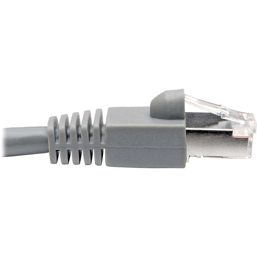 Tripp Lite N262-005-Gy Cat6A 10G-Certified Snagless Shielded Stp Ethernet Cable (Rj45 M/M), Poe, Gray, 5 Ft. (1.52 M)