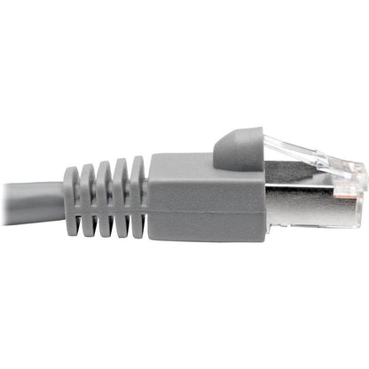 Tripp Lite N262-010-Gy Cat6A 10G-Certified Snagless Shielded Stp Ethernet Cable (Rj45 M/M), Poe, Gray, 10 Ft. (3.05 M)