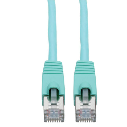 Tripp Lite N262-014-Aq Cat6A 10G-Certified Snagless Shielded Stp Ethernet Cable (Rj45 M/M), Poe, Aqua, 14 Ft. (4.27 M)