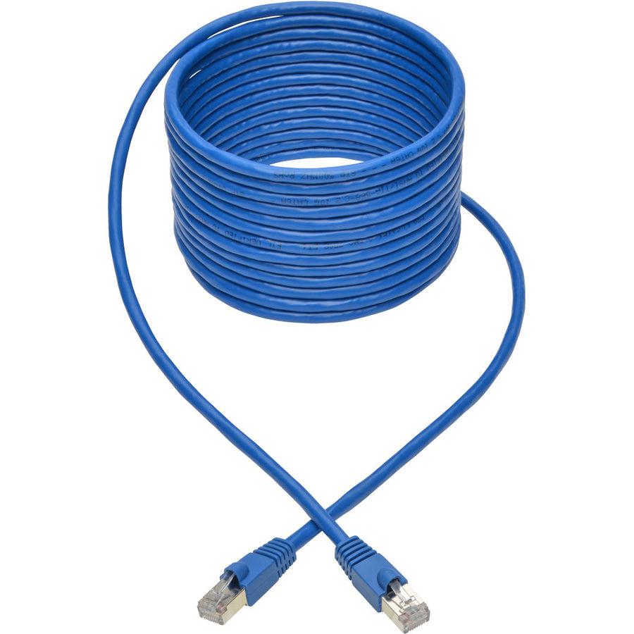 Tripp Lite N262-020-Bl Cat6A 10G-Certified Snagless Shielded Stp Ethernet Cable (Rj45 M/M), Poe, Blue, 20 Ft. (6.09 M)