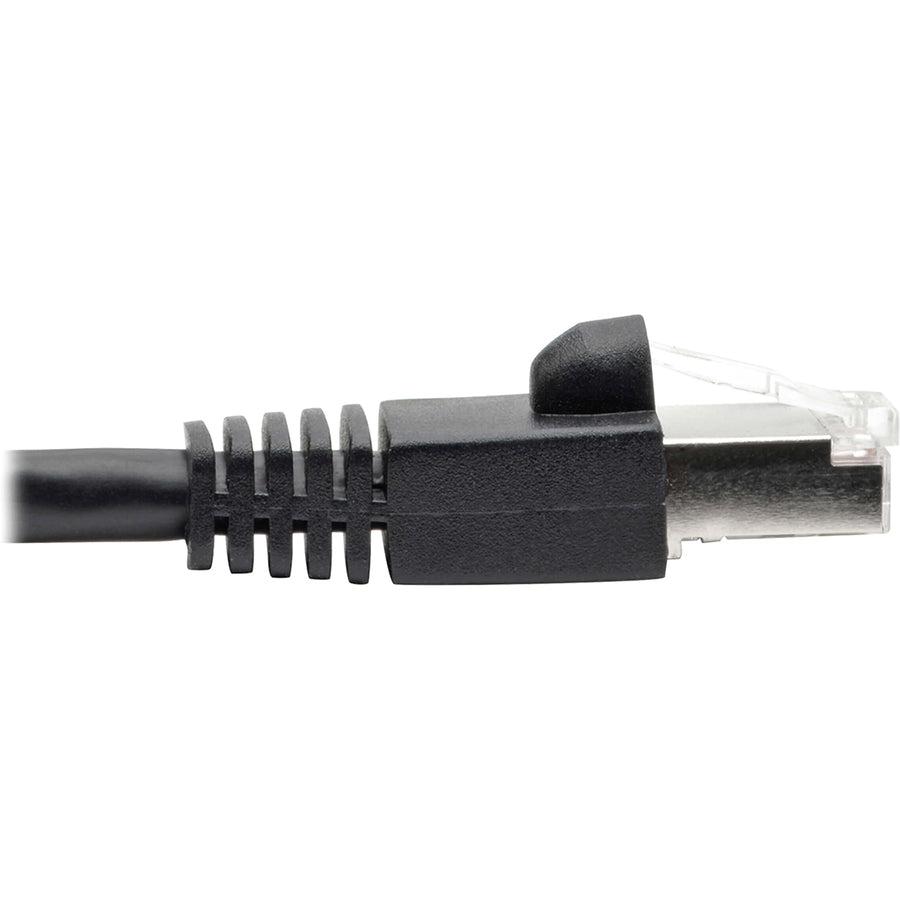 Tripp Lite N262-035-Bk Cat6A 10G-Certified Snagless Shielded Stp Ethernet Cable (Rj45 M/M), Poe, Black, 35 Ft. (10.67 M)