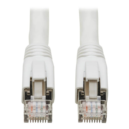 Tripp Lite N272-003-Wh Cat8 25G/40G-Certified Snagless Shielded S/Ftp Ethernet Cable (Rj45 M/M), Poe, White, 3 Ft. (0.91 M)