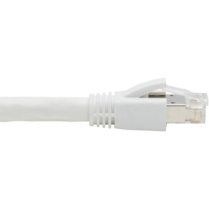 Tripp Lite N272-003-Wh Cat8 25G/40G-Certified Snagless Shielded S/Ftp Ethernet Cable (Rj45 M/M), Poe, White, 3 Ft. (0.91 M)