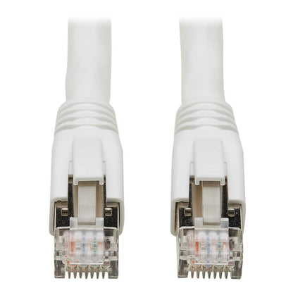 Tripp Lite N272-010-Wh Cat8 25G/40G Certified Snagless Shielded S/Ftp Ethernet Cable (Rj45 M/M), Poe, White, 10 Ft. (3.05 M)
