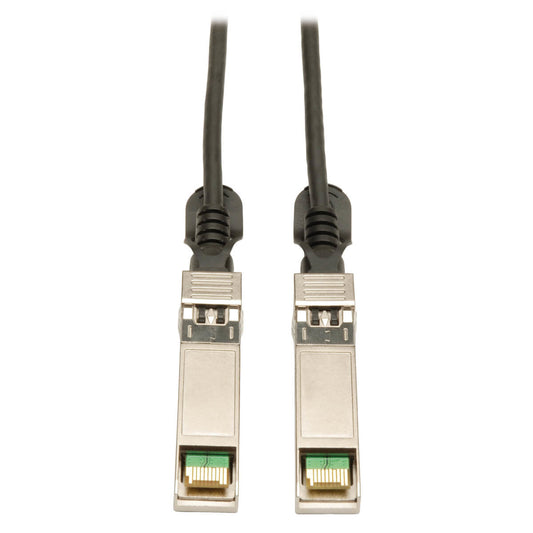 Tripp Lite N280-01M-Bk Sfp+ 10Gbase-Cu Passive Twinax Copper Cable, Sfp-H10Gb-Cu1M Compatible, Black, 1M (3.28 Ft.)