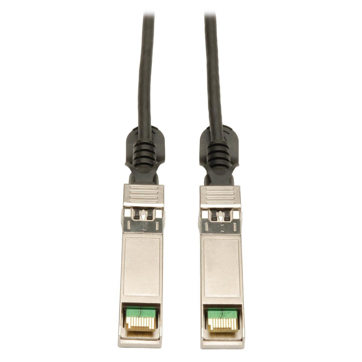 Tripp Lite N280-02M-Bk Sfp+ 10Gbase-Cu Passive Twinax Copper Cable, Sfp-H10Gb-Cu2M Compatible, Black, 2M (6.56 Ft.)