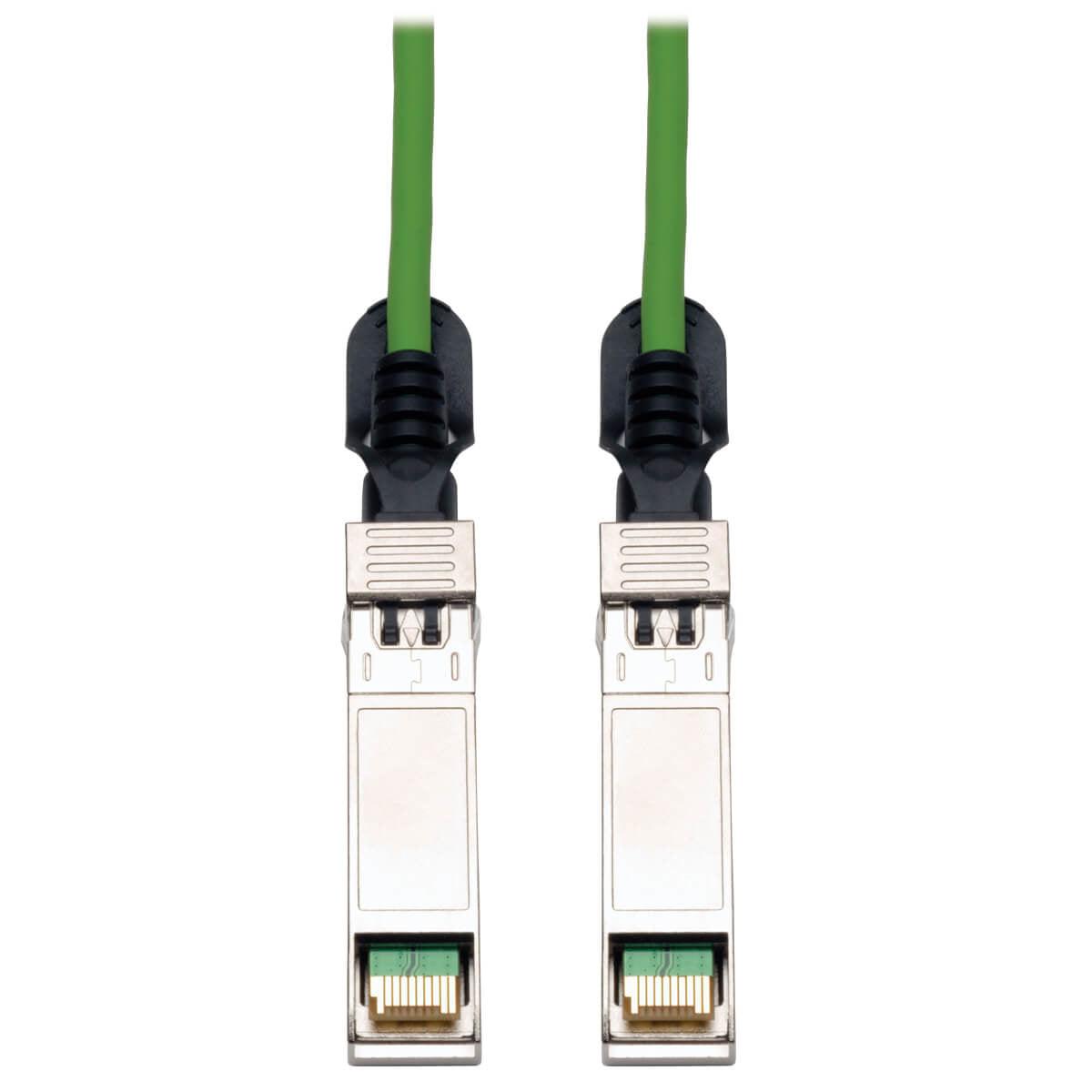 Tripp Lite N280-05M-Gn Sfp+ 10Gbase-Cu Passive Twinax Copper Cable, Sfp-H10Gb-Cu5M Compatible, Green, 5M (16.4 Ft.)