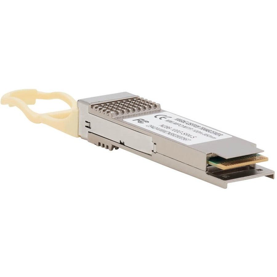 Tripp Lite N286-100G-Sr4-S Cisco-Compatible Qsfp-100G-Sr4-S Qsfp28 Transceiver - 100Gbase-Sr4, Multimode Mtp/Mpo, 850 Nm, 100 M