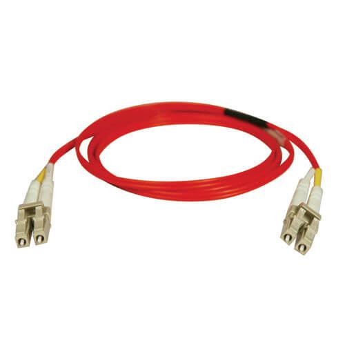 Tripp Lite N320-01M-Rd Duplex Multimode 62.5/125 Fiber Patch Cable (Lc/Lc) - Red, 1M (3 Ft.)