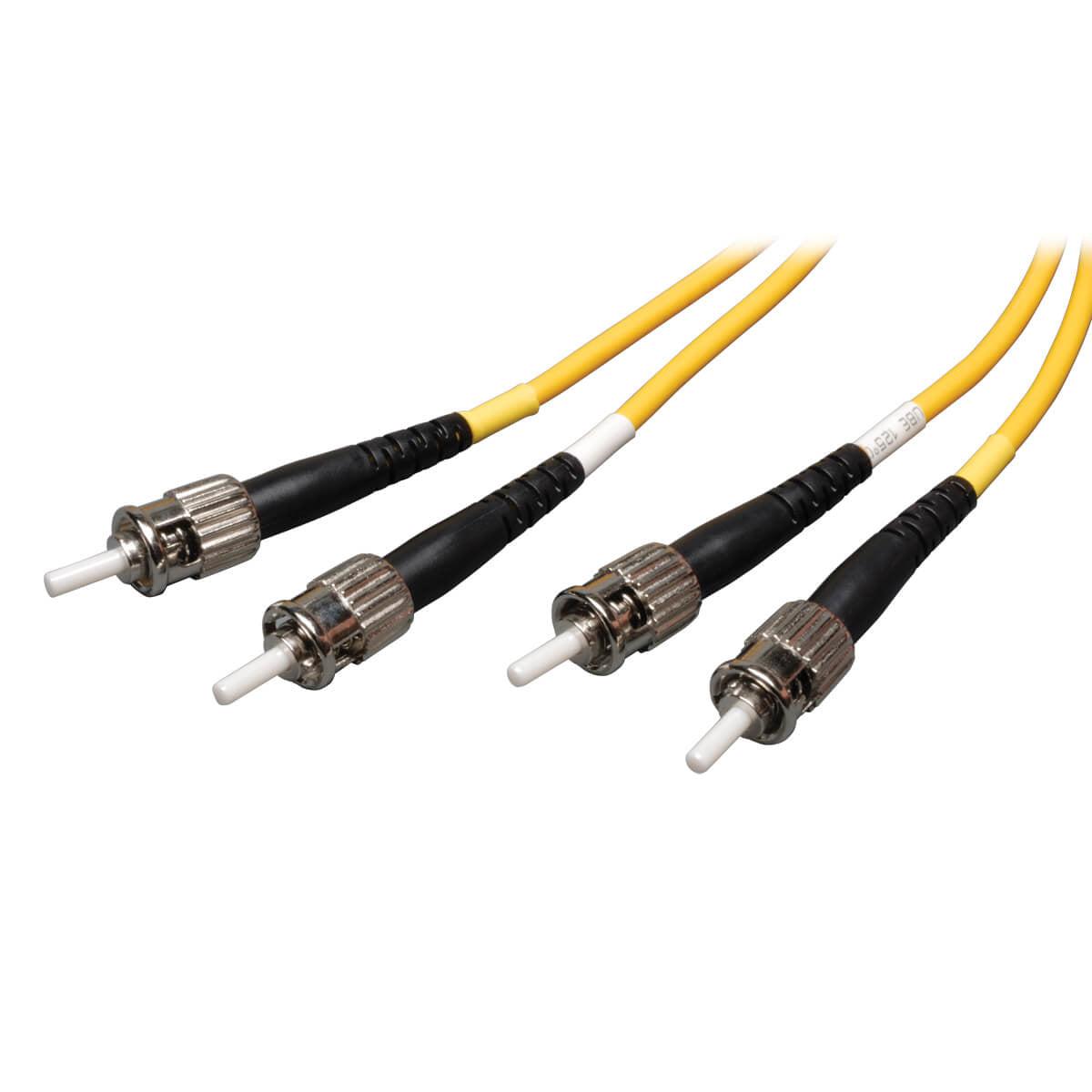 Tripp Lite N352-01M Duplex Singlemode 9/125 Fiber Patch Cable (St/St), 1M (3 Ft.)