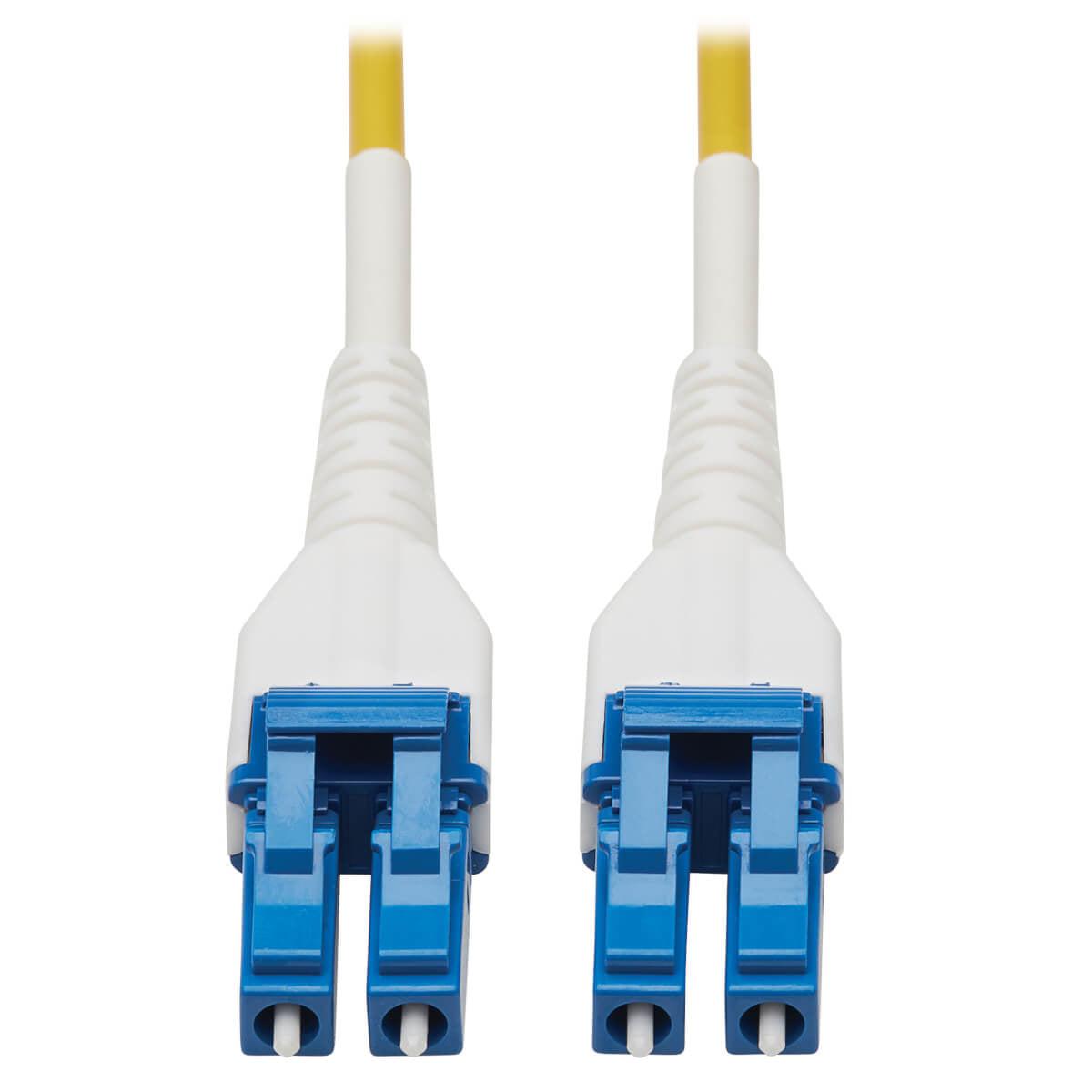 Tripp Lite N370-15M-Ar 100G Duplex Singlemode 9/125 Os2 Armored Fiber Optic Cable (Lc/Lc Duplex M/M), Lszh, Yellow, 15 M (49.2 Ft.)