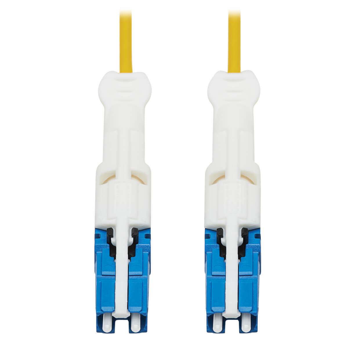 Tripp Lite N381C-01M 400G Duplex Singlemode 9/125 Os2 Fiber Optic Cable (Cs-Upc/Cs-Upc), Round Lszh Jacket, Yellow, 1 M