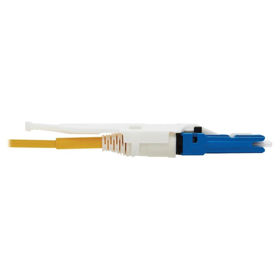 Tripp Lite N381C-01M 400G Duplex Singlemode 9/125 Os2 Fiber Optic Cable (Cs-Upc/Cs-Upc), Round Lszh Jacket, Yellow, 1 M