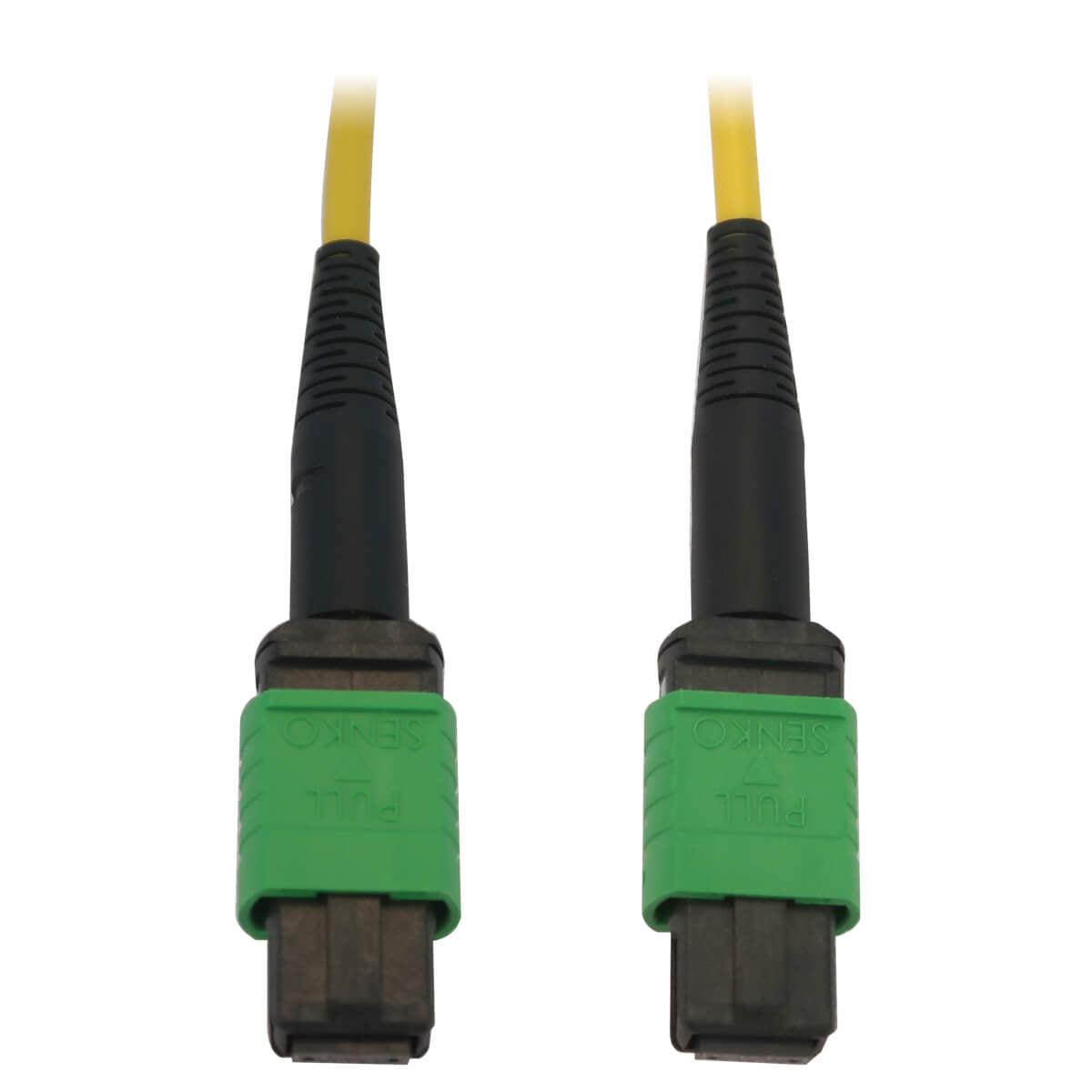 Tripp Lite N390B-02M-12-Ap 40/100G Singlemode 9/125 Os2 Fiber Optic Cable (12F Mtp/Mpo-Apc F/F), Lszh, Yellow, 2 M (6.6 Ft.)