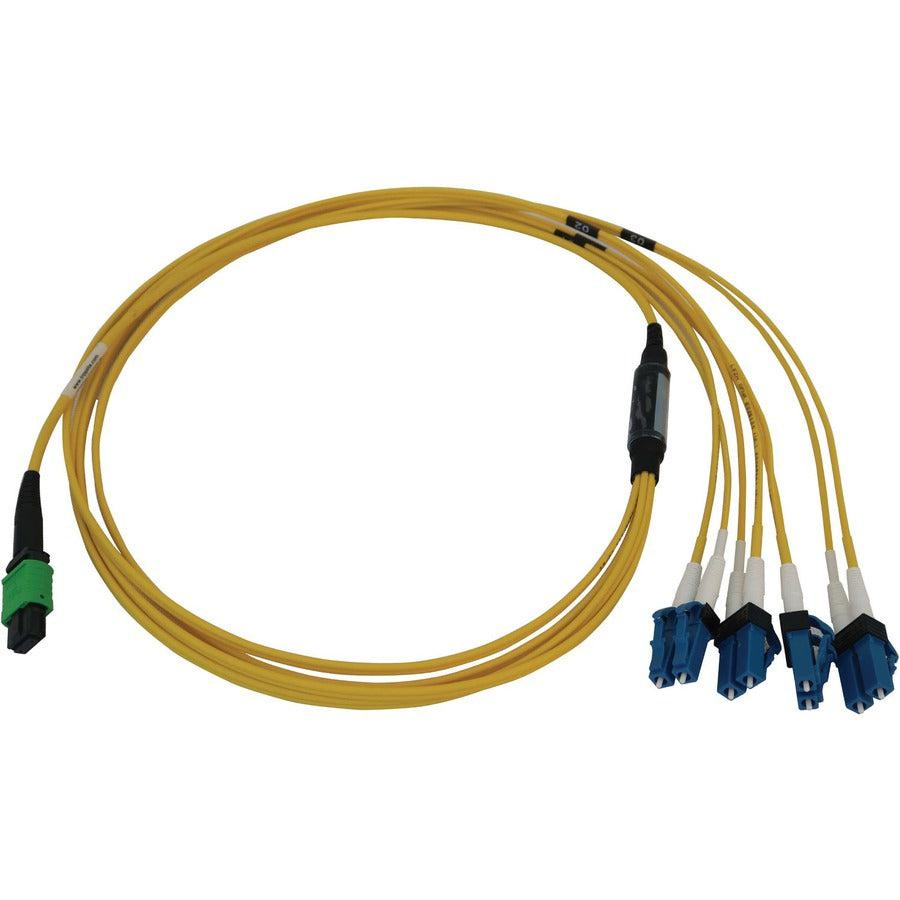 Tripp Lite N390X-01M-8L-Ap 400G Singlemode 9/125 Os2 Switchable Fiber Optic Cable (12F Mtp/Mpo-Apc