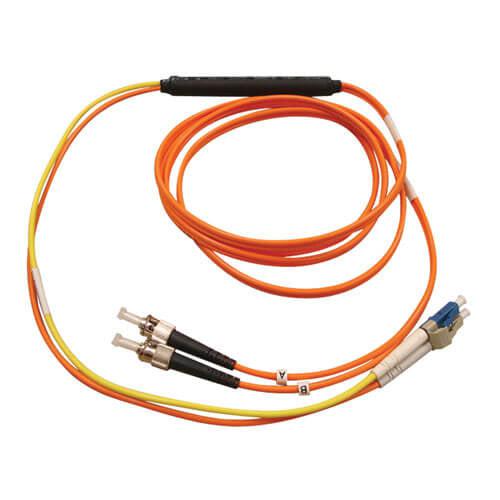 Tripp Lite N422-01M Fiber Optic Mode Conditioning Patch Cable (St/Lc), 1M (3 Ft.)