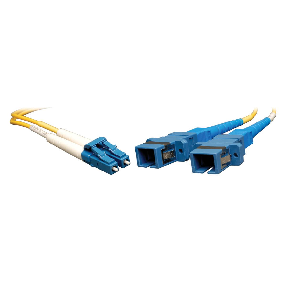 Tripp Lite N458-001-9 Duplex Singlemode 9/125 Fiber Adapter (Lc-Sc M/F) 1 Ft. (0.31 M)