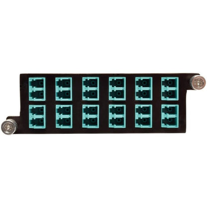 Tripp Lite N484-1M24-Lc12 100Gb/120Gb To10Gb Breakout Cassette, 24-Fiber Om4 Mtp/Mpo ( Male With Pins ) To ( X12 ) Lc Duplex